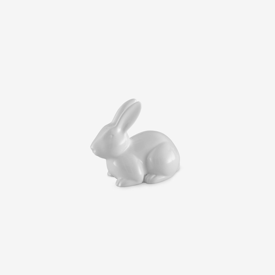 Dekorationsartikel Ligne Roset | Pan Pan Mini Pan Pan Deko-Hase Weiss