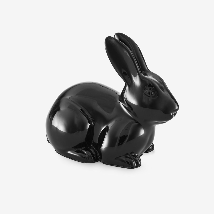 Dekorationsartikel Ligne Roset | Pan Pan Mini Pan Pan Deko-Hase Schwarz