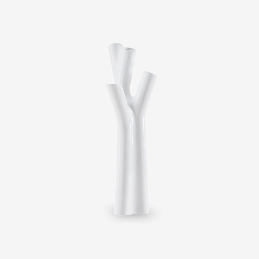 Vasen & Schalen Ligne Roset | Roseau Vase Kleines Modell Weiss