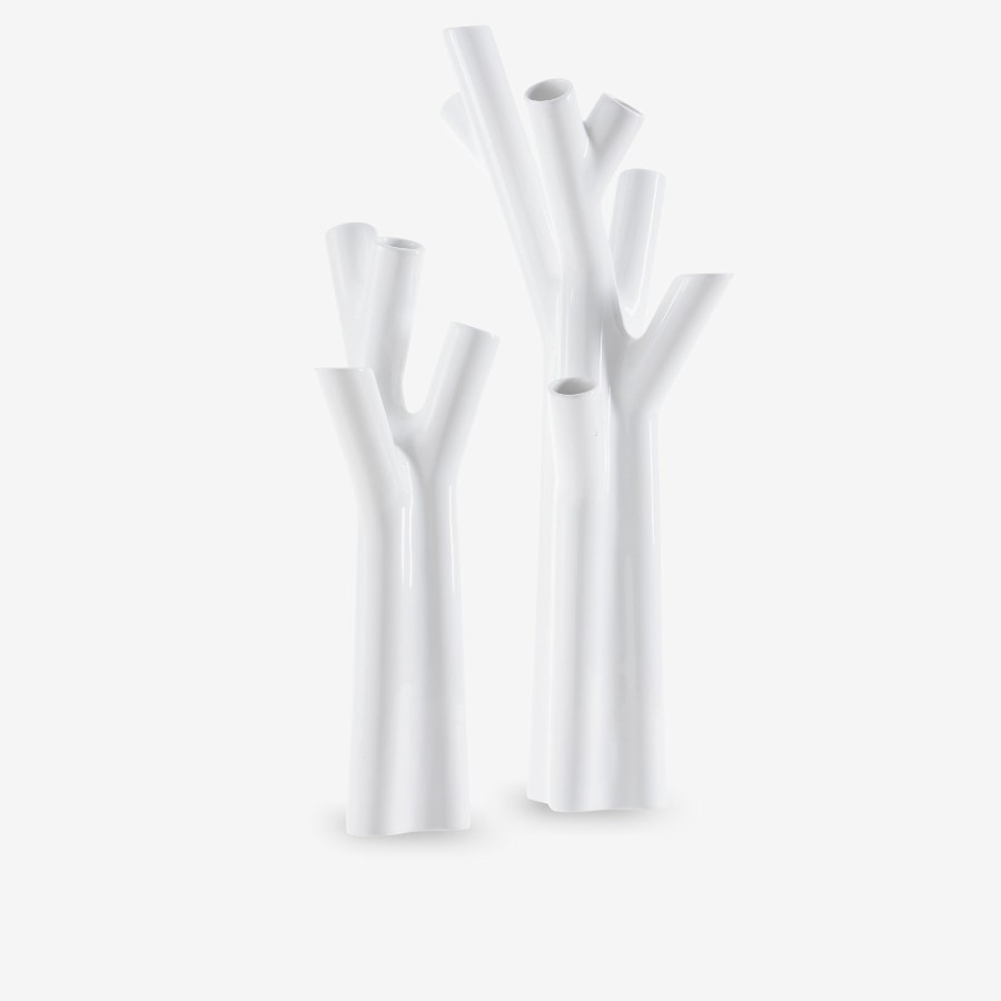 Vasen & Schalen Ligne Roset | Roseau Vase Kleines Modell Weiss