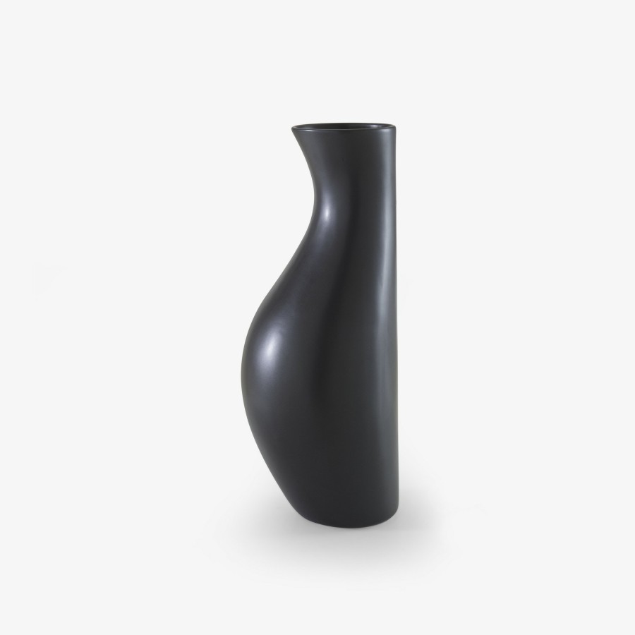 Vasen & Schalen Ligne Roset | Hanbun Vase Matt Schwarz