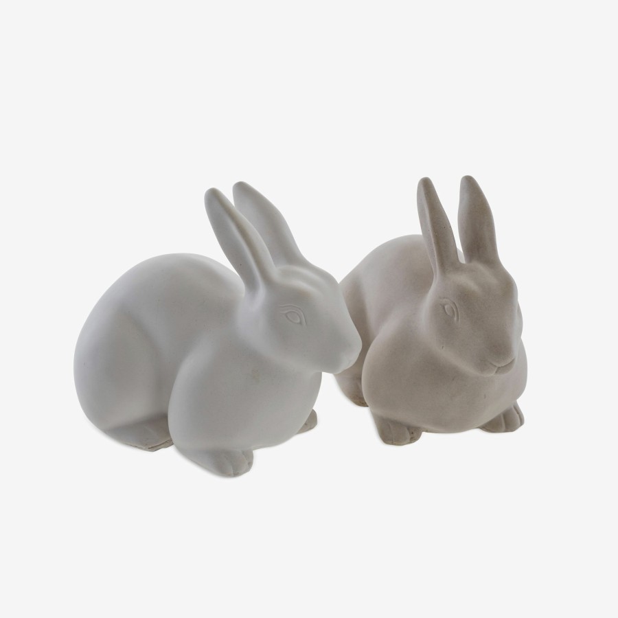 Dekorationsartikel Ligne Roset | Pan Pan Pan Pan Deko-Hase Weiss Matt