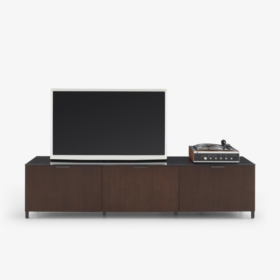 Audio-Video Mobel Ligne Roset | Selvans Tv-Mobel 2 Klappturen + 1 Schublade