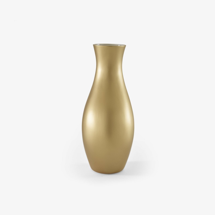 Vasen & Schalen Ligne Roset | Hanbun Vase Matt Gold