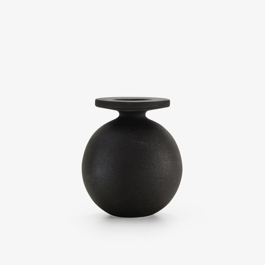 Vasen & Schalen Ligne Roset | Lundi 22/02 Vase Kleines Modell Schwarz