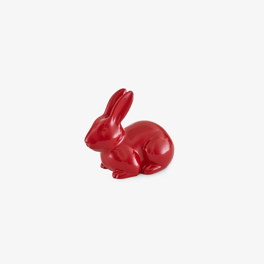 Dekorationsartikel Ligne Roset | Pan Pan Mini Pan Pan Deko-Hase Rot