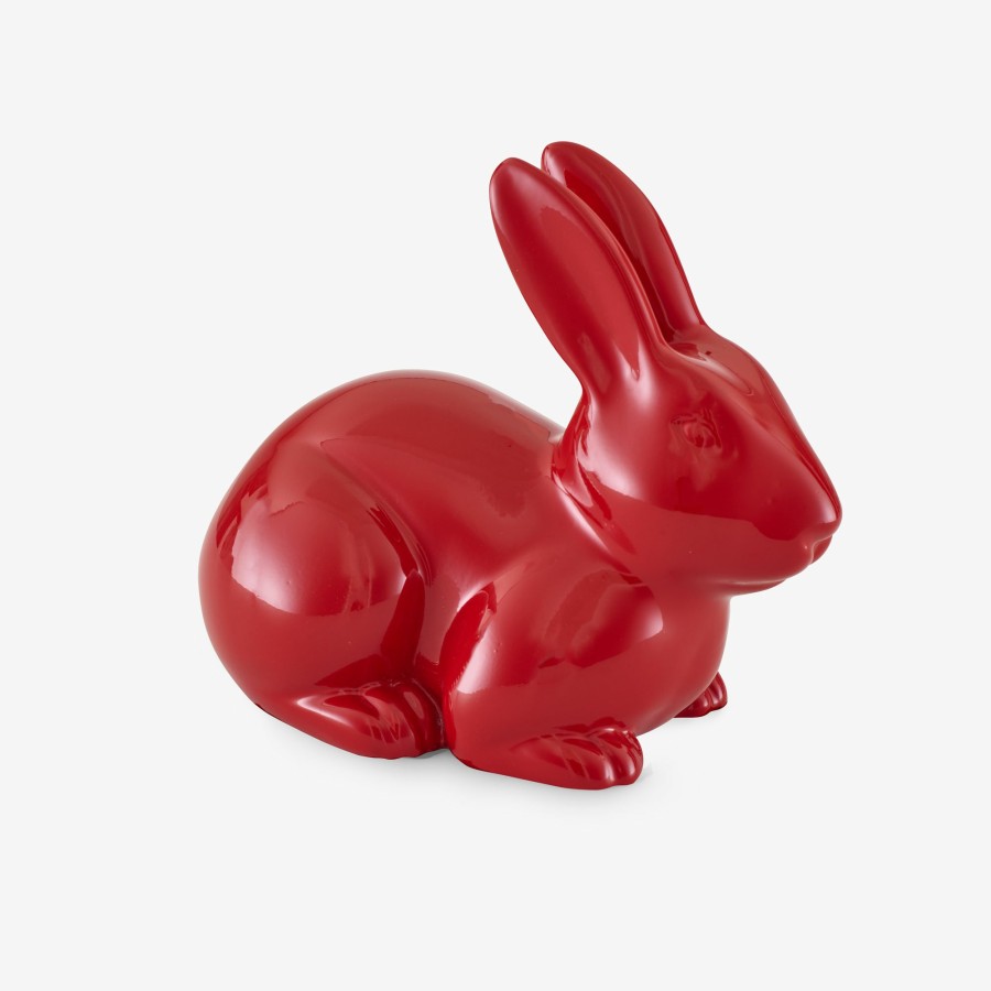 Dekorationsartikel Ligne Roset | Pan Pan Mini Pan Pan Deko-Hase Rot