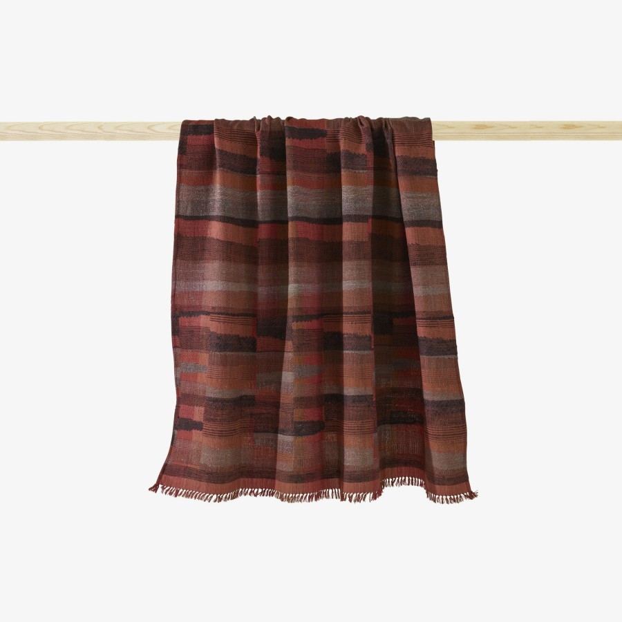 Kissen & Plaids Ligne Roset | Ruggine Plaid Chocolat / Rouille