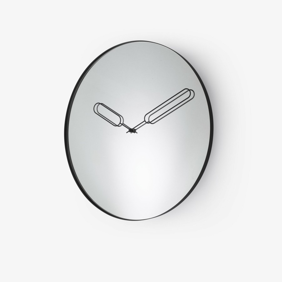 Dekorationsartikel Ligne Roset | Mirror Clock Wanduhr